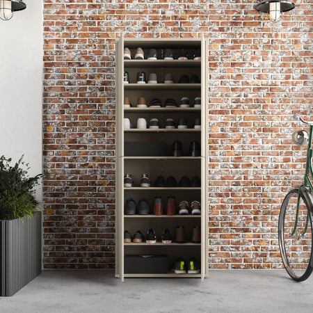 Mobile multiuso Medea 4 ante colore cashmere 74.5x34.9xH 191.9 cm.