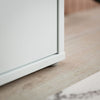 Mobile multiuso Medea 4 ante colore grigio chiaro 74.5x34.9xH 191.9 cm.