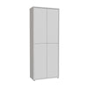 Mobile multiuso Medea 4 ante colore grigio chiaro 74.5x34.9xH 191.9 cm.