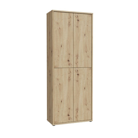 Mobile multiuso Medea 4 ante colore rovere 74.5x34.9xH191.9 cm.