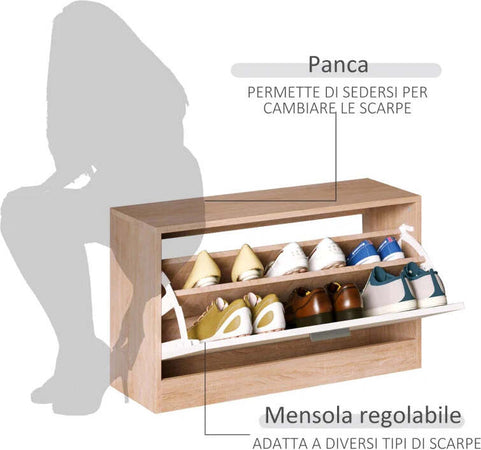 Mobile-per-Ingresso-in-Legno-Set-3-Pezzi-con-Scarpiera,-Appendiabiti-e-Specchio,-80x27x46.5cm---Color-Legno-LO6837-006LO6