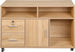 Mobile-Porta-Stampante-Legno-3-Mensole-2-Cassetti-con-Chiave-Armadietto-Ufficio