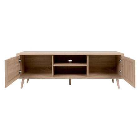 Mobile porta TV Bali 56A 2 ante effetto vimini