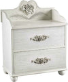 Mobiletto 2 Cassetti Legno Porta Oggetti Comodino Rose 30x19x25cm Bianco 574665 Casa e cucina/Arredamento/Camera da letto/Comò e cassettiere Trade Shop italia - Napoli, Commerciovirtuoso.it