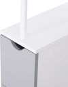 Mobiletto-a-Colonna-Salvaspazio-in-Legno,-Armadietto-da-Bagno-con-Ripiani-e-Armadietti,-Bianco,-15x33x136.5cm-RF7834-114RF7