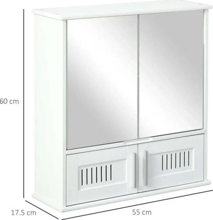 Mobiletto-Bagno-Pensile-con-Antine-a-Specchio,-55x17.5x60cm---Bianco-WD8834-344WTWD8