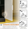 Mobiletto-con-Cassetto-e-Ripiano-Regolabile-per-Cucina,-Soggiorno-e-Anticamera,-in-MDF,-60x40x90cm,-Bianco-e-Nero-,-multiuso-ufficio-studio-ingresso-camera-bagno-F838-219A