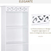 Mobiletto-del-Bagno-a-Torre-3-Ripiani-Regolabili-su-3-Livelli-e-1-Ampio-Armadietto-Inferiore-Manopole-sull'Anta-MDF-Bianco-40x23x160cm-ED6834-198ED6