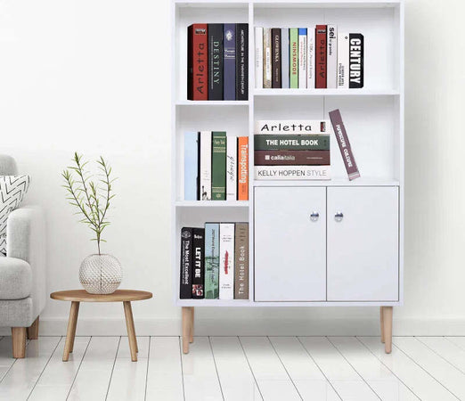 Mobiletto-Libreria-con-Piedini-in-Legno-di-Pino-Bianco-80x23.5x123cm-AS9836-114WTAS9