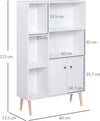 Mobiletto-Libreria-con-Piedini-in-Legno-di-Pino-Bianco-80x23.5x123cm-AS9836-114WTAS9