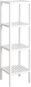 Mobiletto multiuso con ripiani scaffale moderno in legno Bianco Casa e cucina/Organizzazione interni/Porta oggetti cassetti e scaffali/Cassettiere Decor Space - Altamura, Commerciovirtuoso.it
