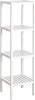 Mobiletto multiuso con ripiani scaffale moderno in legno Bianco Casa e cucina/Organizzazione interni/Porta oggetti cassetti e scaffali/Cassettiere Decor Space - Altamura, Commerciovirtuoso.it