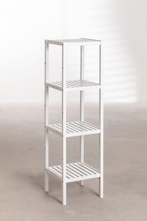 Mobiletto multiuso con ripiani scaffale moderno in legno Bianco Casa e cucina/Organizzazione interni/Porta oggetti cassetti e scaffali/Cassettiere Decor Space - Altamura, Commerciovirtuoso.it