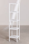 Mobiletto multiuso con ripiani scaffale moderno in legno Bianco Casa e cucina/Organizzazione interni/Porta oggetti cassetti e scaffali/Cassettiere Decor Space - Altamura, Commerciovirtuoso.it