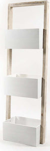 Mobiletto multiuso moderno con 3 cassette in legno Bianco h 110 cm Casa e cucina/Organizzazione interni/Porta oggetti cassetti e scaffali/Cassettiere Decor Space - Altamura, Commerciovirtuoso.it