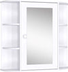 Mobiletto-Pensile-da-Bagno,-Armadietto-Bagno-con-Specchio,-Anta-Centrale-e-Mensole-in-Legno-Bianco-(60-x-17-x-63-cm)-UJ6834-203UJ6