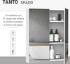 Mobiletto-Pensile-da-Bagno-con-2-Ante-e-Specchiera-in-MDF-Bianco-60-x-75-x-15cm-TE6811-032TE6
