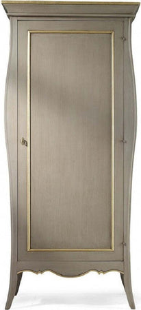 MOBILI-2G---ARMADIO-1-ANTA-ARTE-POVERA-LEGNO-TORTORA-E-ORO-93X64X213