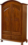 MOBILI-2G---ARMADIO-2-ANTE-ARTE-POVERA-CON-INCISIONE-LEGNO-TINTA-NOCE-125X61X200