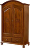 MOBILI-2G---ARMADIO-2-ANTE-ARTE-POVERA-CON-INCISIONE-LEGNO-TINTA-NOCE-125X61X200