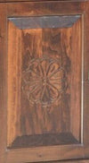 MOBILI-2G---ARMADIO-2-ANTE-ARTE-POVERA-CON-INCISIONE-LEGNO-TINTA-NOCE-125X61X200