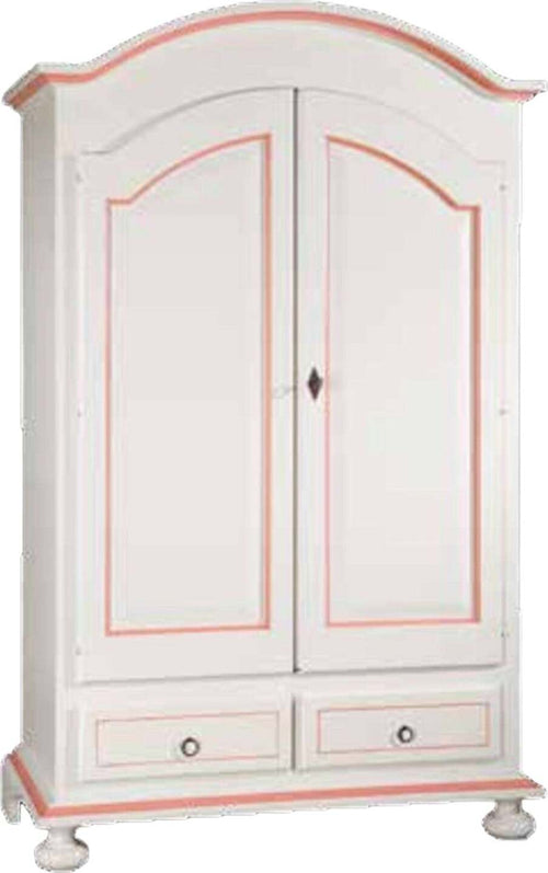 MOBILI-2G---ARMADIO-2-ANTE-LEGNO-SHABBY-BIANCO-E-ROSA-125X61X200