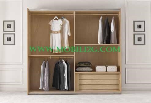 MOBILI-2G---ARMADIO-2-ANTE-SCORREVOLE-IN-LEGNO-DI-FRASSINO-265x60x246