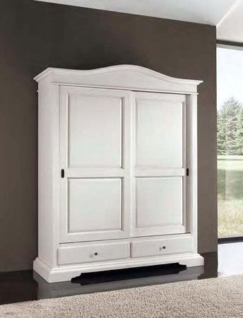 MOBILI-2G---ARMADIO-2-ANTE-SCORREVOLI-2-CASSETTI-LEGNO-GREZZO-180X67X225