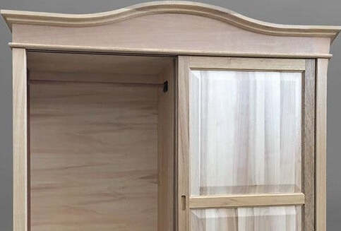 MOBILI-2G---ARMADIO-2-ANTE-SCORREVOLI-2-CASSETTI-LEGNO-GREZZO-180X67X225