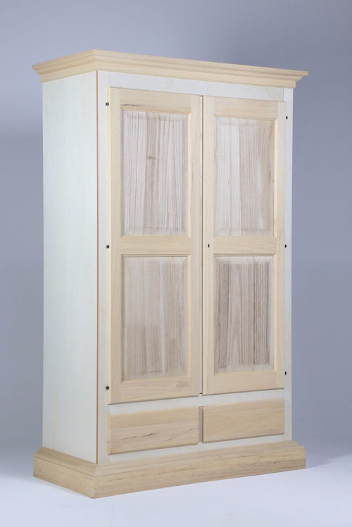 MOBILI-2G---ARMADIO-2-PORTE-CAPPELLO-DRITTO-LEGNO-GREZZO-125X61X200