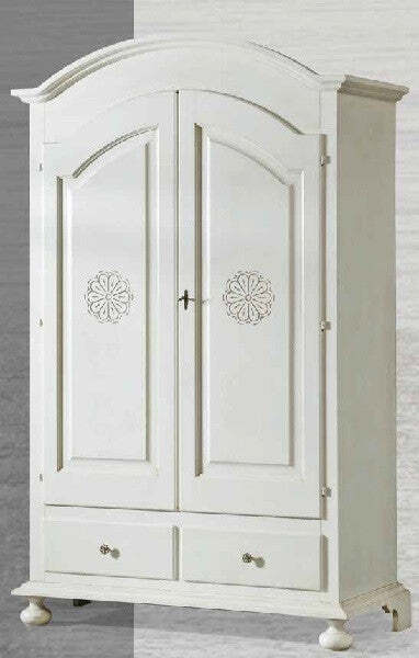 MOBILI-2G---ARMADIO-2-PORTE-CLASSICO-IN-LEGNO-BIANCO-OPACO-125X61X200