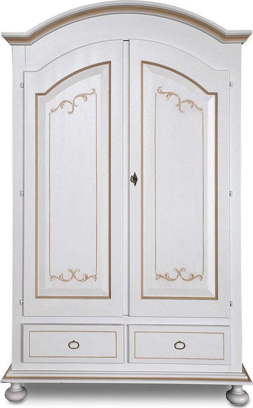 MOBILI-2G---Armadio-2-porte-classico-legno-bianco-e-filetti-ocra-125x61x200