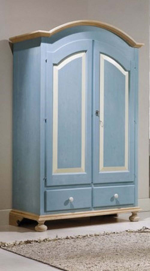 MOBILI-2G---Armadio-2-porte-in-legno-azzurro-miele-shabby-125x60x200