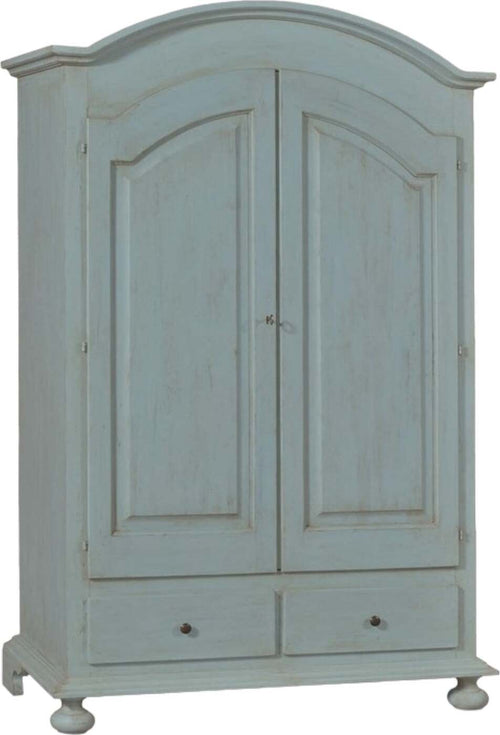 MOBILI-2G---ARMADIO-2-PORTE-LEGNO-SHABBY-CERATO-AZZURRO-125X61X200