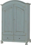 MOBILI-2G---ARMADIO-2-PORTE-LEGNO-SHABBY-CERATO-AZZURRO-125X61X200