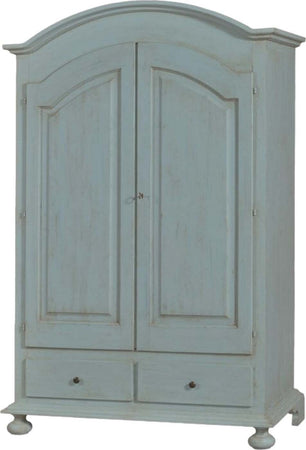 MOBILI-2G---ARMADIO-2-PORTE-LEGNO-SHABBY-CERATO-AZZURRO-125X61X200