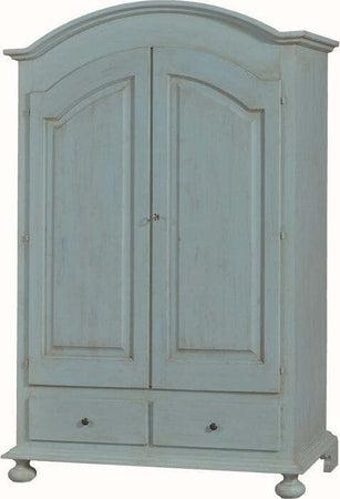 MOBILI-2G---ARMADIO-2-PORTE-LEGNO-SHABBY-CERATO-AZZURRO-125X61X200