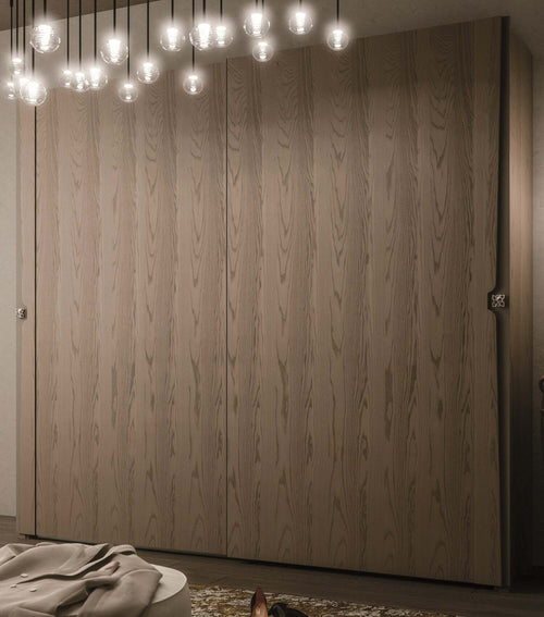 MOBILI-2G---ARMADIO-2-PORTE-SCORREVOLI-MODERNO-IN-LEGNO-FRASSINO-GRIGIO-285x66x253