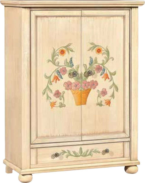 MOBILI-2G---ARMADIO-2-PORTE-SHABBY-AVORIO-PENNELLATO-E-DECORI-120X58X203