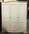 MOBILI-2G---ARMADIO-3-ANTE-IN-LEGNO-BIANCO-SHABBY-GENDARME-158x56x197H