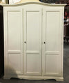 MOBILI-2G---ARMADIO-3-ANTE-IN-LEGNO-BIANCO-SHABBY-GENDARME-158x56x197H