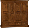 MOBILI-2G---Armadio-4-porte-classico-in-legno-tinta-noce-234x61x221