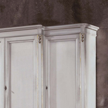 MOBILI-2G---Armadio-4-porte-Classico-Legno-Shabby-Bianco-Argento-252x60x242