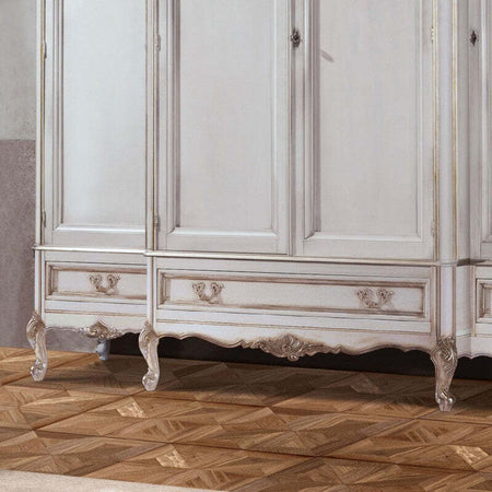 MOBILI-2G---Armadio-4-porte-Classico-Legno-Shabby-Bianco-Argento-252x60x242