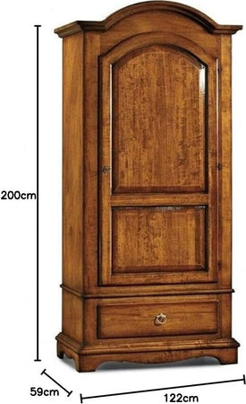 MOBILI-2G---ARMADIO-ARTE-POVERA-1-PORTA-LEGNO-TINTA-NOCE-96x56x196H