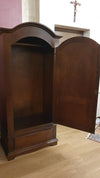 MOBILI-2G---ARMADIO-ARTE-POVERA-1-PORTA-LEGNO-TINTA-NOCE-96x56x196H