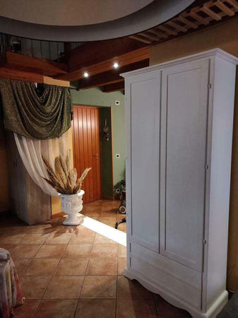 MOBILI-2G---ARMADIO-ARTE-POVERA-2-ANTE-LEGNO-BIANCO-SHABBY-87x40x192