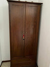 MOBILI-2G---ARMADIO-ARTE-POVERA-2-ANTE-LEGNO-TINTA-NOCE-87x40x192