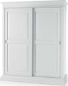 MOBILI-2G---Armadio-arte-povera-2-Ante-scorrevoli-legno-bianco-shabby-183x67x212