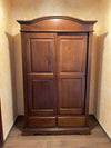 MOBILI-2G---ARMADIO-ARTE-POVERA-2-ANTE-SCORREVOLI-LEGNO-TINTA-NOCE-122x59x200h